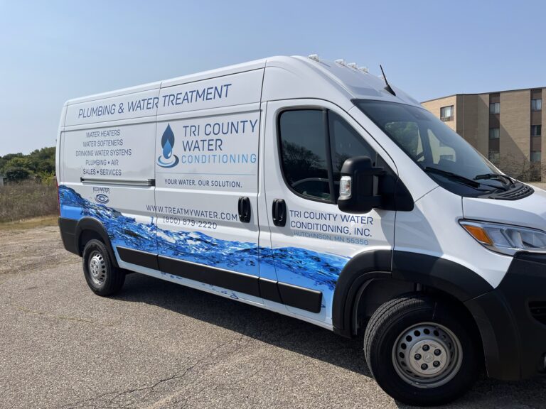 Tri County Water Conditioning van