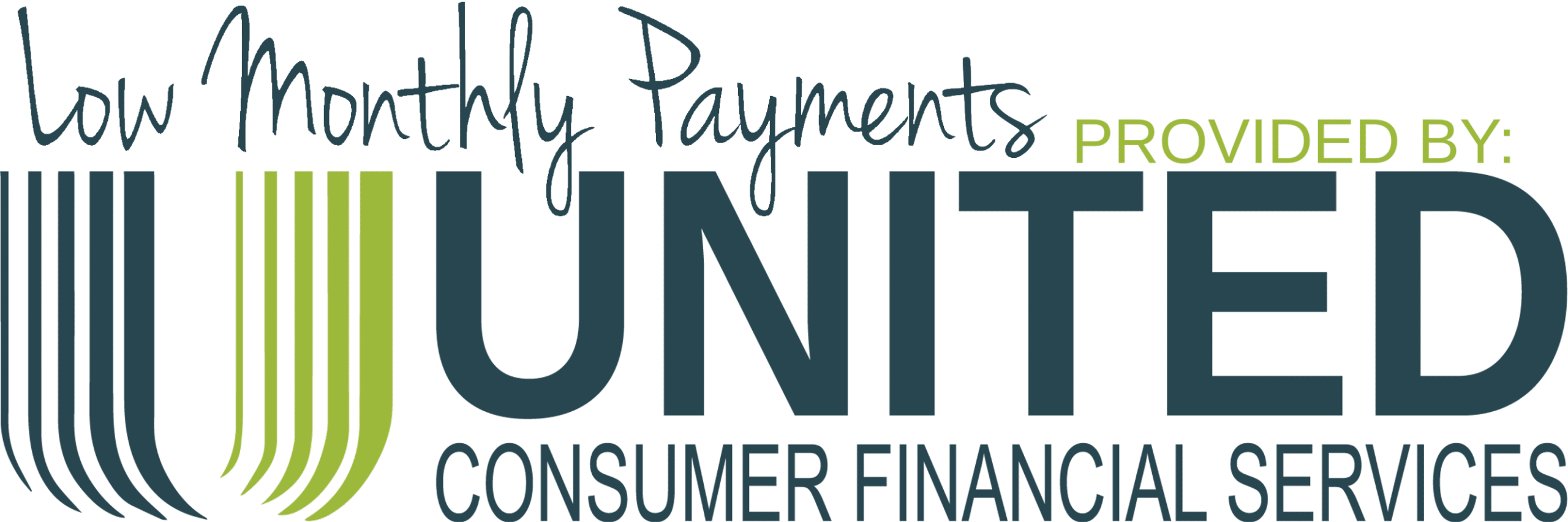 Low Monthly Payments Provided By United Consumer Financial Services logo